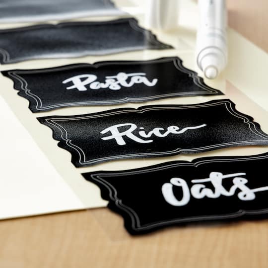 12 Packs: 9 ct. (108 total) Rectangular Chalkboard Labels by Recollections™